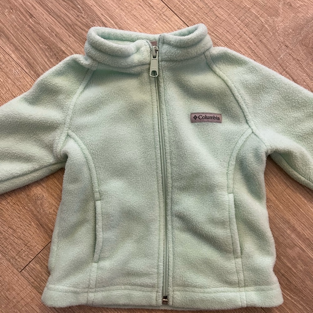 Columbia Mint Green Kids Fleece Jacket
